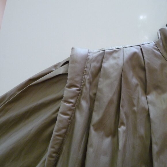 C.P. VINTAGE 80s UNIQUE SAGE /shiny/COLOR TRENCHCOAT SIZE EU 40 - Picture 7 of 10